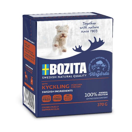 Bozita Chunks in Jelly 6 x 370 g - Kyckling