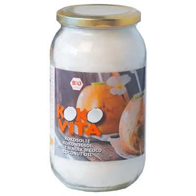 Amanprana Kokovita Kokosolja utan smak, 1l ekologisk