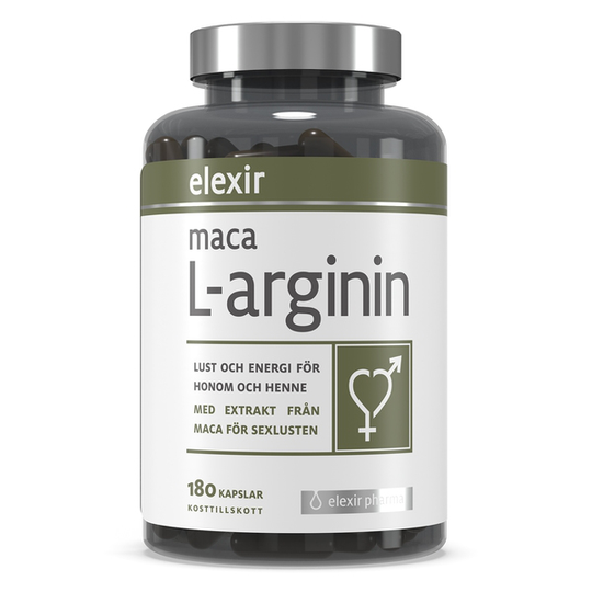 Elexir Pharma Elexir Maca L-arginin 180 kapslar