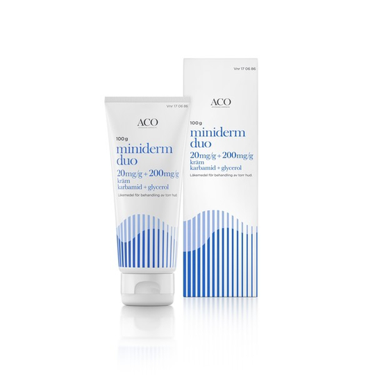Miniderm Duo, Mjukgörande Kräm, 2% Karbamid 20% Glycerol 100 g