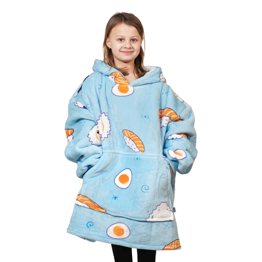Sushi Megahoodie för Barn - One Size