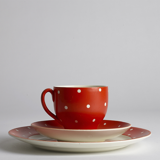 Vintage - SÅLD Amanita Kaffekopp/Fat 3 delar #1