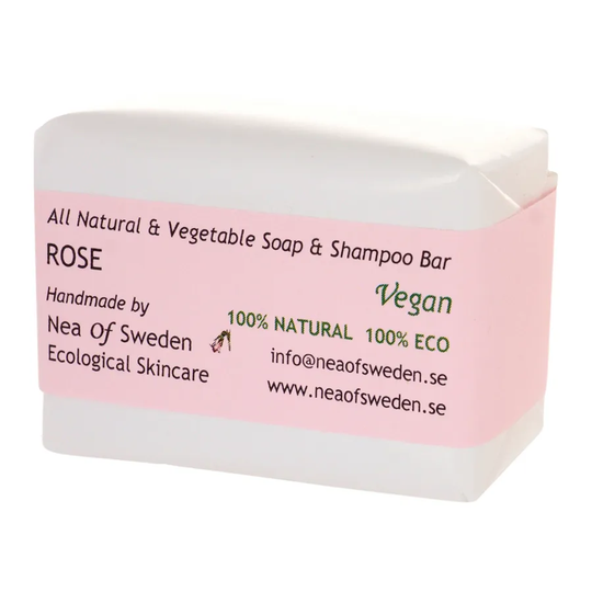 Nea of Sweden Soap & Shampoo Bar Rose, 110 g