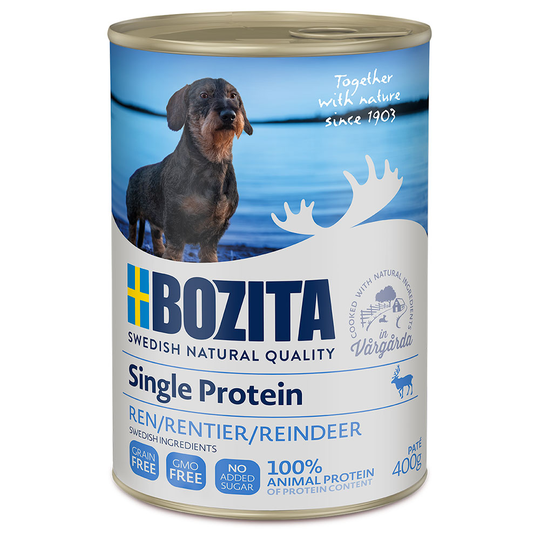 Ekonomipack: Bozita Single Protein Paté 24 x 400 g - Ren