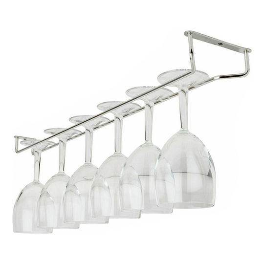Vinglasrack i Krom - 60 cm