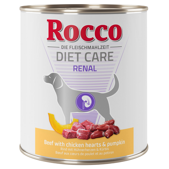 Rocco Diet Care Renal Beef, Chicken Heart & Pumpkin 800 g - 6 x 800 g