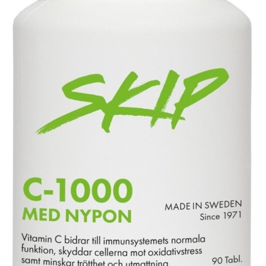 Skip Nutrition Skip C-1000 med nypon 90 tabletter