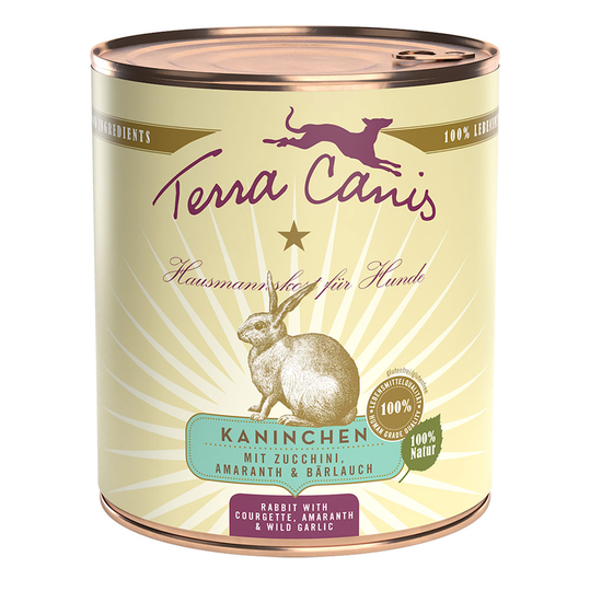 Terra Canis 6 x 800 g - Kanin med zucchini, amarant & ramslök