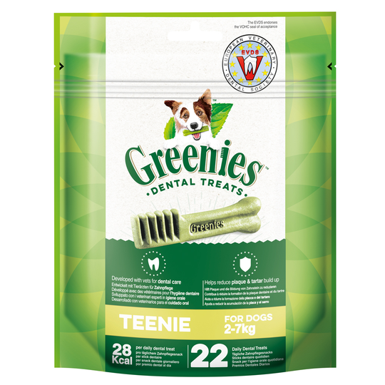 1 + 1 på köpet! 2 x 170 g Greenies tandvårdsgodis för hundar - Teenie
