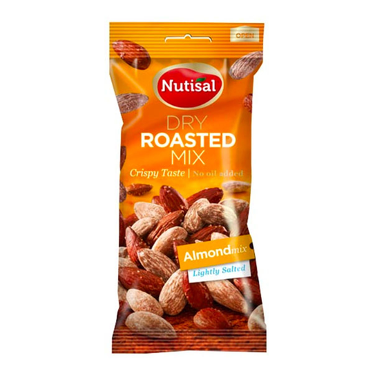 Nutisal Rostade Mandlar i Påse - 60 gram