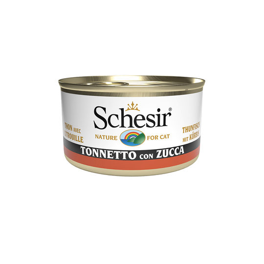 Ekonomipack: Schesir Tuna in Jelly 24 x 85 g - Tonfisk med pumpa