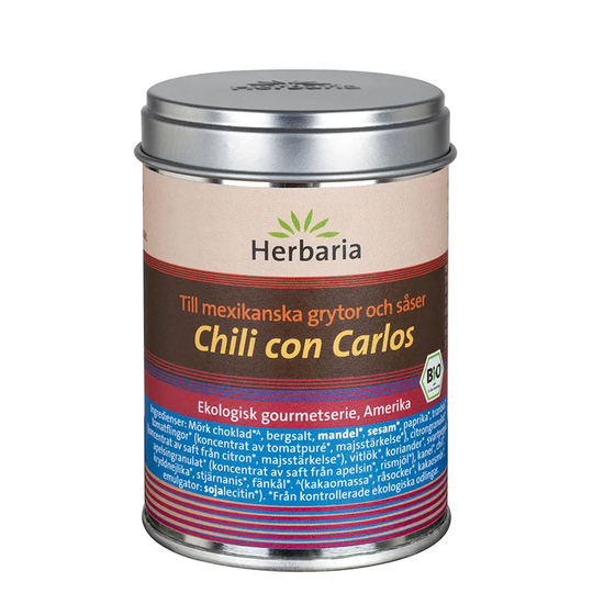 Herbaria Chili Con Carlos Kryddblandning, 110 g ekologisk