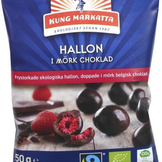 Kung Markatta Hallon i Mörk Choklad Eko 50 g