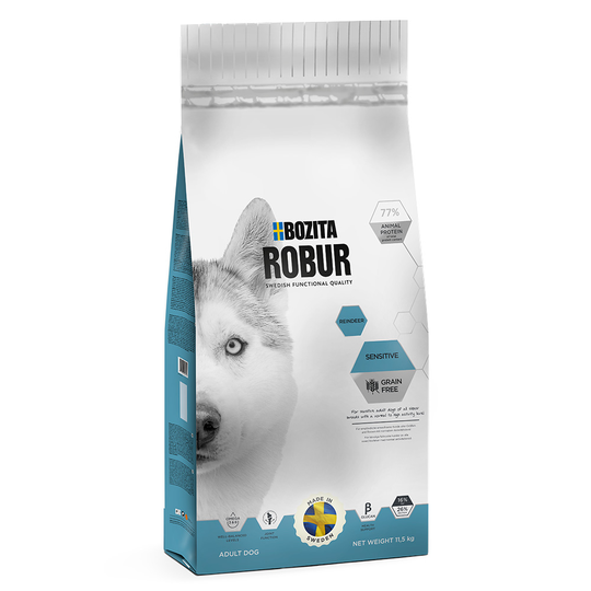 Bozita Robur Sensitive Grainfree Renkött - 11,5 kg