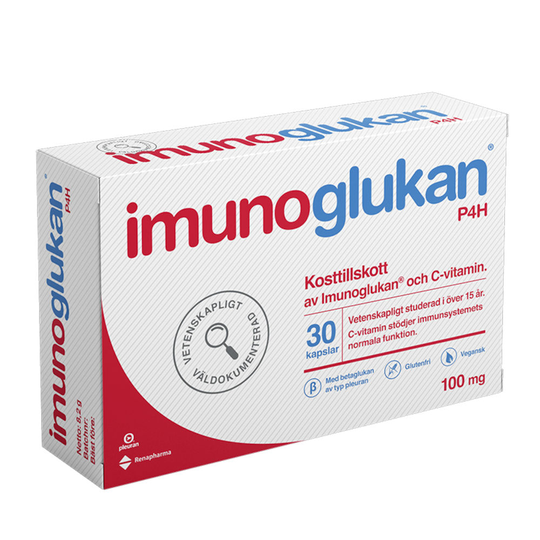 Imunoglukan P4H och C-vitamin 30 kapslar