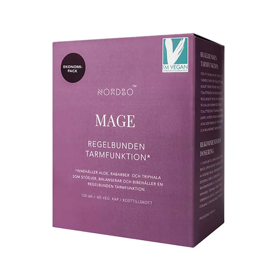 Nordbo Mage Vegan, 120 kapslar