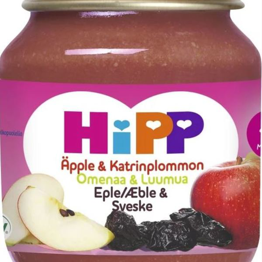 Hipp Äpple & Katrinplommon 125g