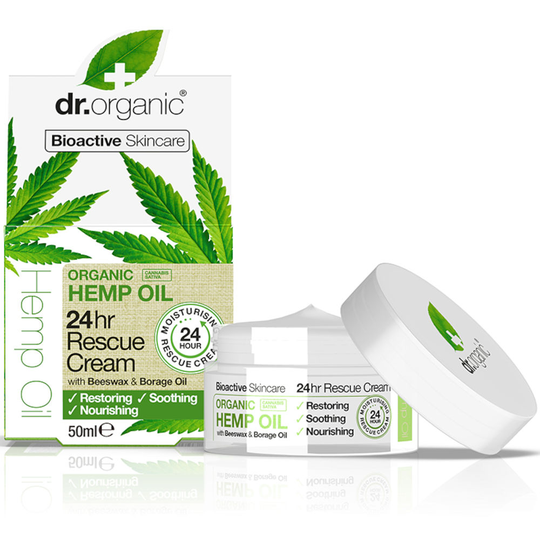 Dr.Organic Hudkräm Hampaolja 50 ml