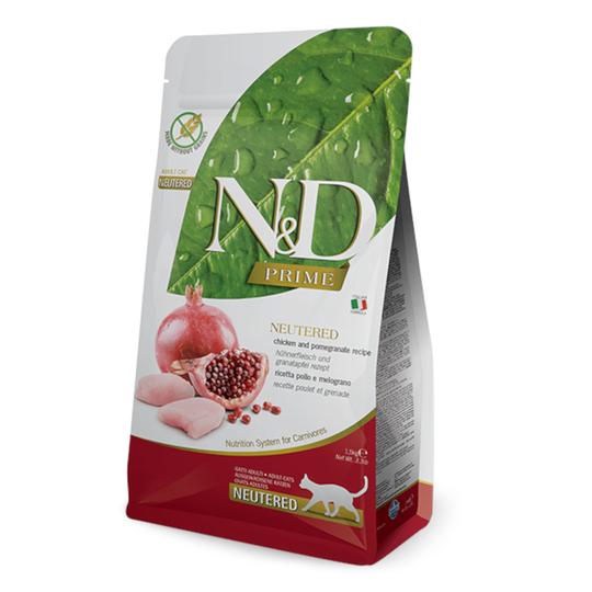 Farmina N&D Grain Free Neutered Chicken & Pomegranate - Ekonomipack: 2 x 1,5 kg