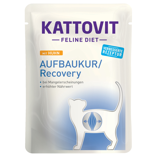 Kattovit Recovery Pouches 24 x 85 g - Kyckling