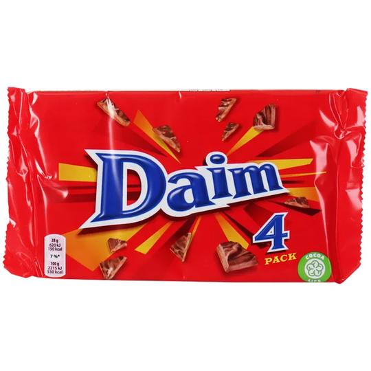 Marabou 2 x Daim 4-pack