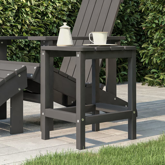 vidaXL Adirondack bord antracit 38x38x46 cm HDPE