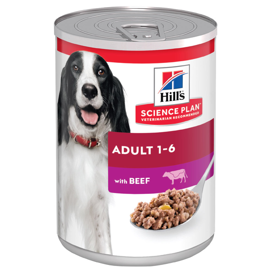 Hill's Science Plan Adult - Beef 6 x 370 g