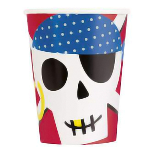 Pappersmuggar Ahoy Pirat - 8-pack