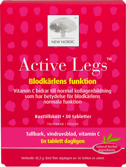 New Nordic Active Legs Tablett 30st