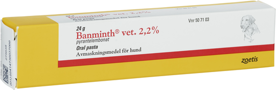 Banminth® vet. Oral pasta 2,2% Tub, 24g