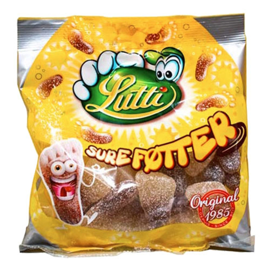 Lutti Sura Fötter i Påse - 130 gram