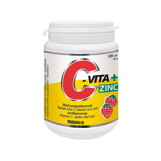 Vitabalans C-VITA + ZINK 50MG/15MG 120 tabletter