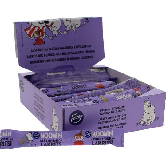 Fazer Lakrits Hallon Blåbär 30-pack