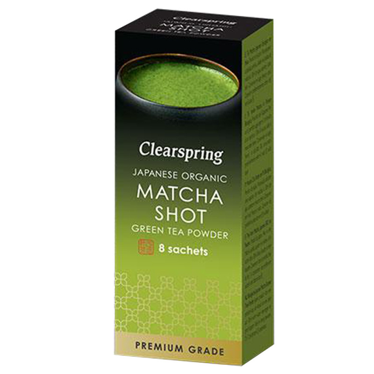 Clearspring Matcha Shot EKO Premium grade 8 påsar 8 g