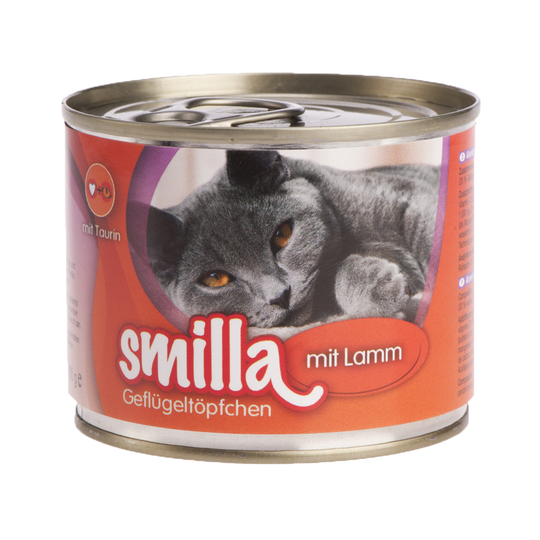 Ekonomipack: Smilla Poultry Pot 24 x 200 g - Mört fjäderfäkött med lamm