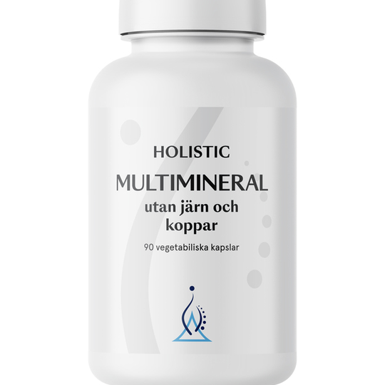 Holistic Multimineral utan järn och koppar 90 kapslar