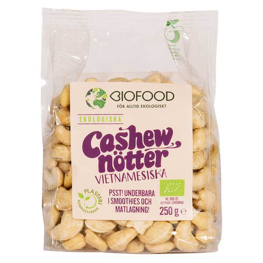 Biofood Cashewnötter 250 g
