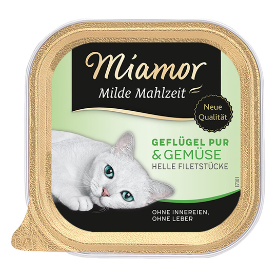 Miamor Mild Meal 6 x 100 g - Höns & grönsaker