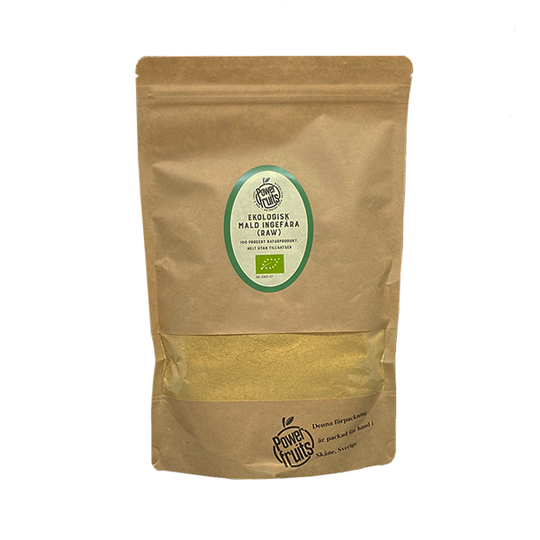 Powerfruits Ekologisk Mald Ingefära RAW 350 g