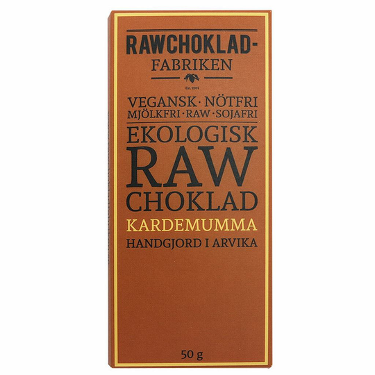 Rawchokladfabriken Rawchoklad Kardemumma 50 g