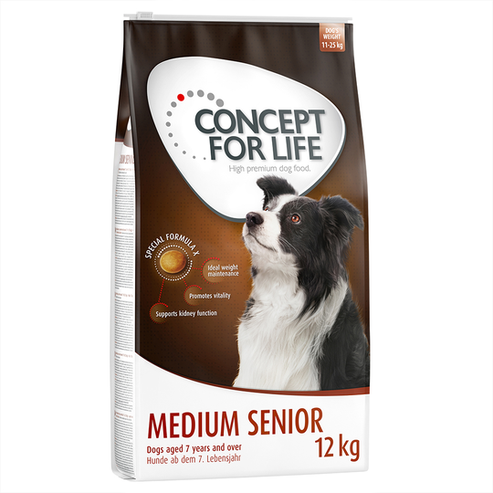 Concept for Life Medium Senior - Ekonomipack: 2 x 12 kg