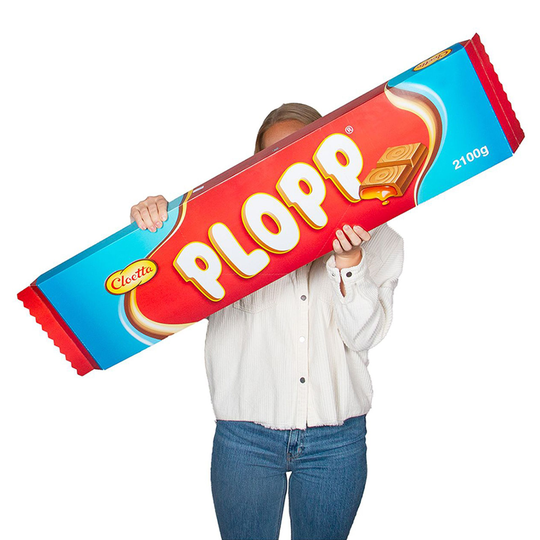 Gigantisk Choklad Plopp