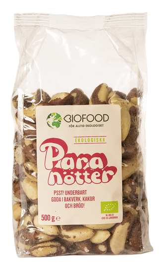 Biofood Paranötter, 500g ekologisk