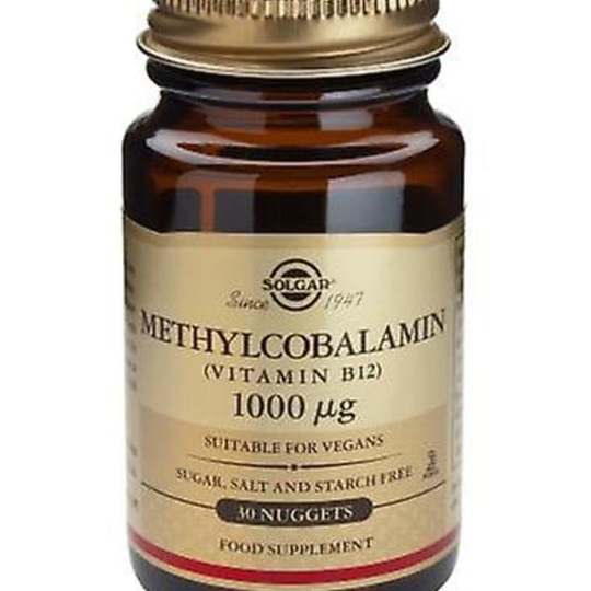 Solgar Methylcobalamin 1000 mcg 30 sugtabletter