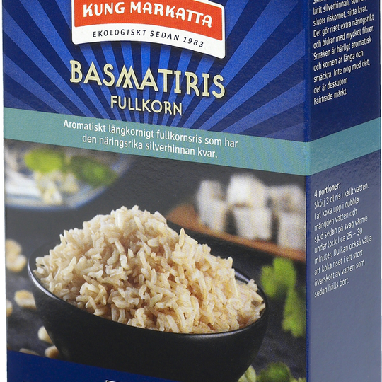 Kung Markatta Basmatris Fullkorn KRAV 500 g