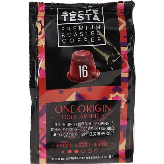 Caffe Testa Kaffekapslar Testa One Origin (Intense 6) 16-pack