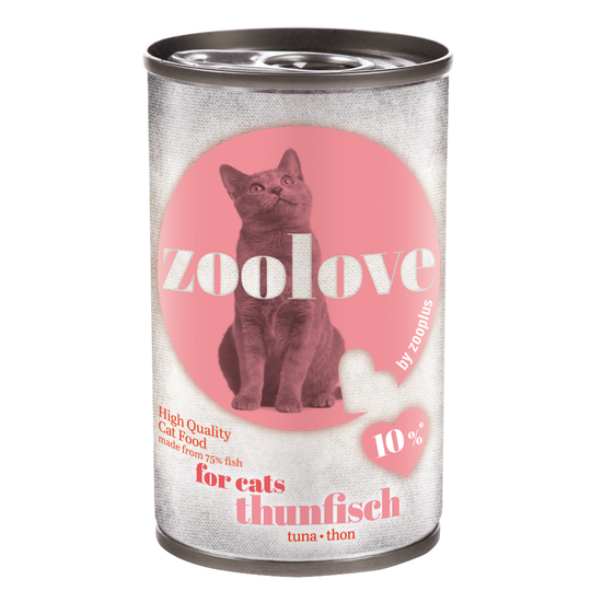 Ekonomipack: zoolove våtfoder för katter 24 x 140 g - Tonfisk