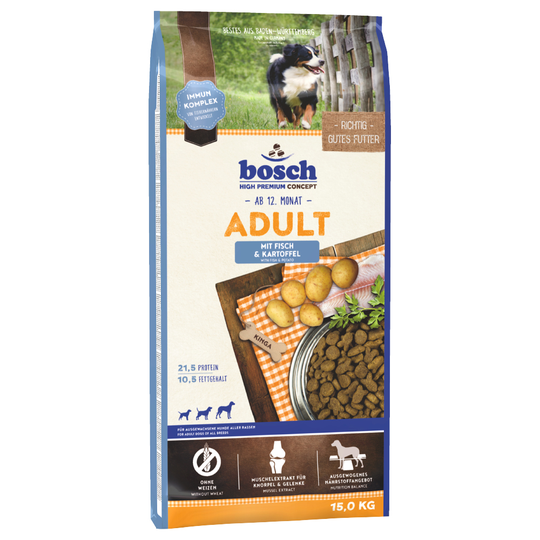 Blandat provpack: bosch Adult torrfoder 4 x 1 kg - 4 x 1 kg bosch Adult