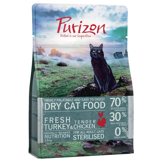Purizon Adult Sterilised Turkey & Chicken - 2,5 kg