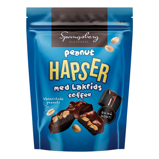 Hapser Peanut Lakrits Toffee - 80 gram